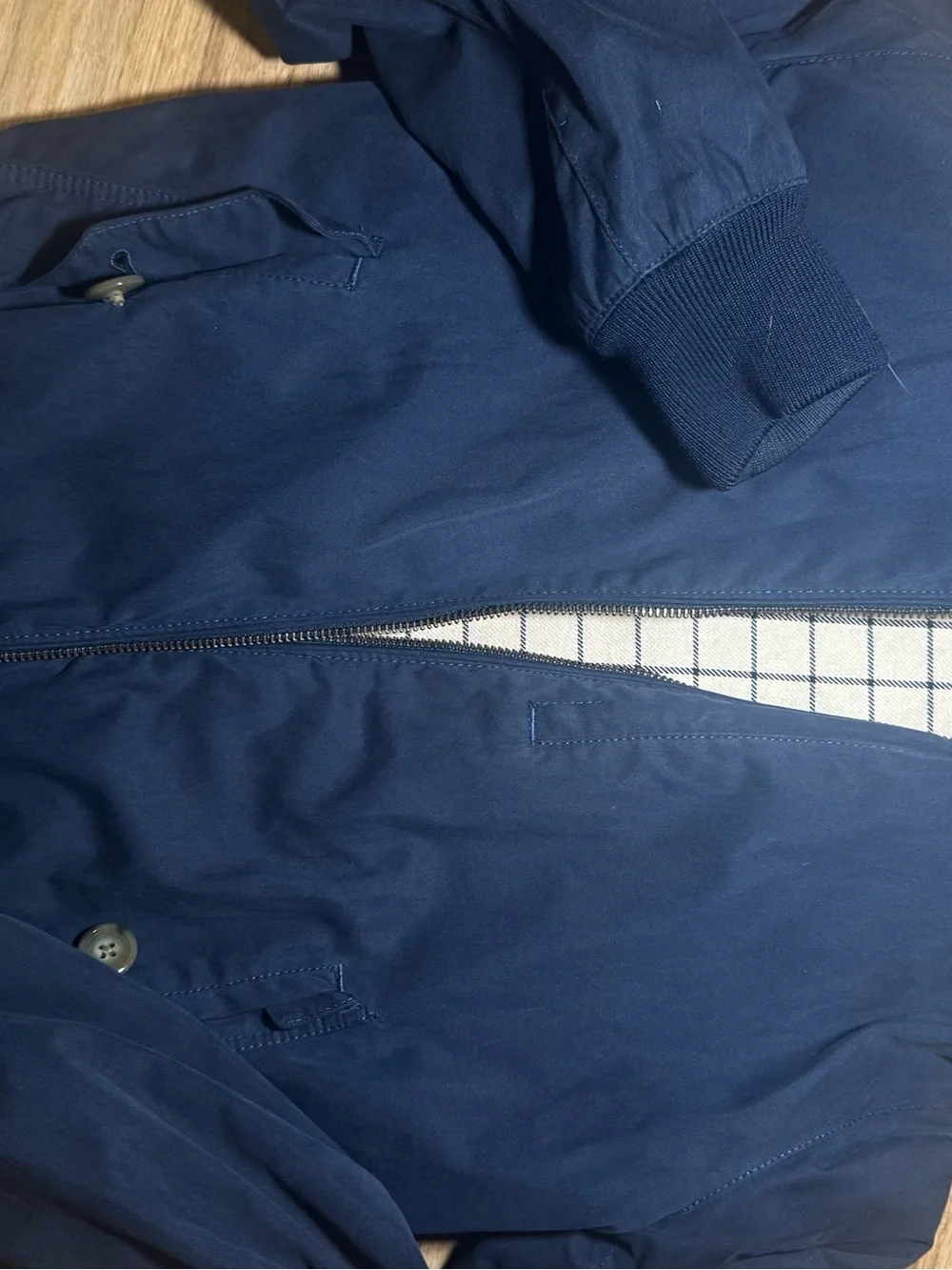 J. Crew Navy Bomber Jacket